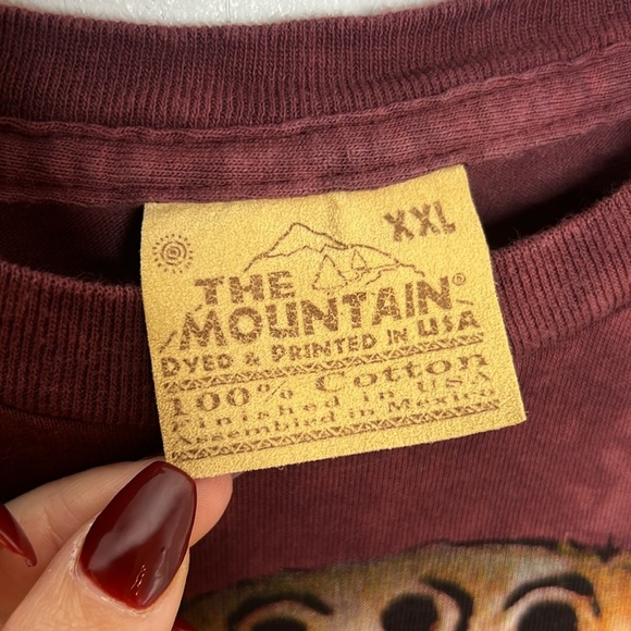 THE MOUNTAIN Vintage 90s Niagara Falls Canada Native American Tribal Graphic T - Picture 7 of 9